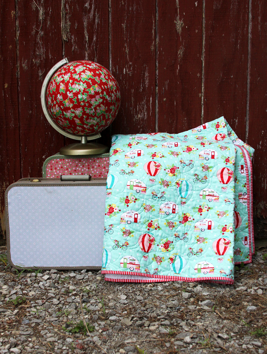 camper print fabric