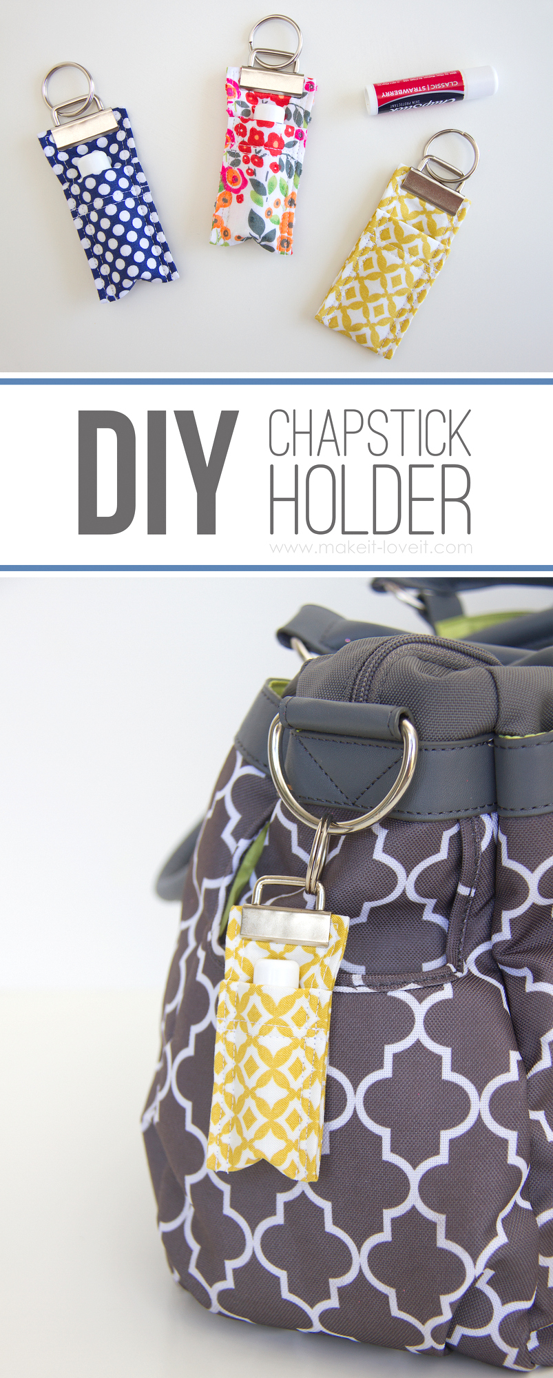 DIY Fabric Chapstick Holder 1