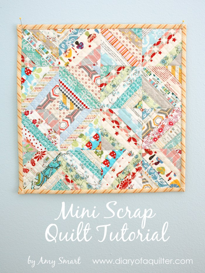 mini scrap quilt tutorial