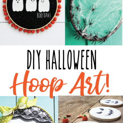 DIY Halloween Embroidery Hoop Art Projects