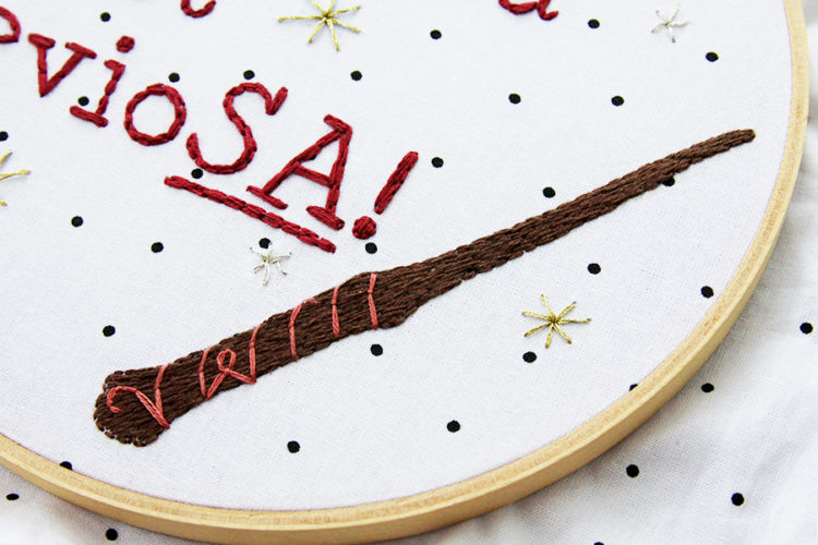 Harry Potter LeviOsa Embroidery Pattern