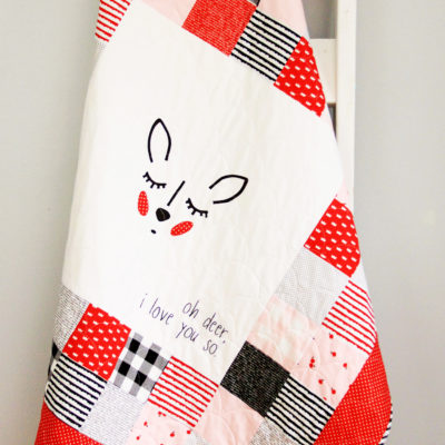 Oh Deer – Patchwork Baby Quilt