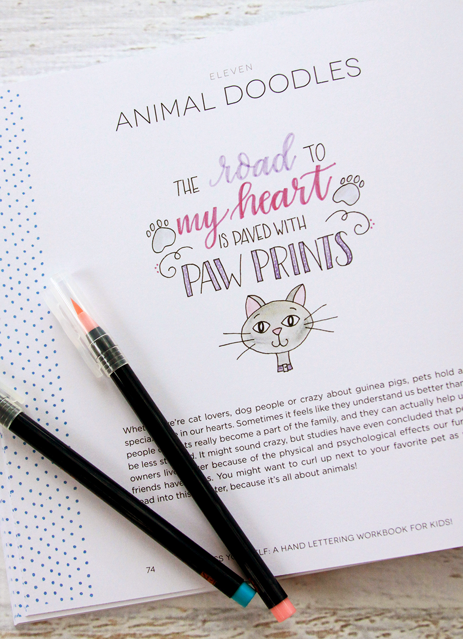 Hand Lettering for Kids Book! 