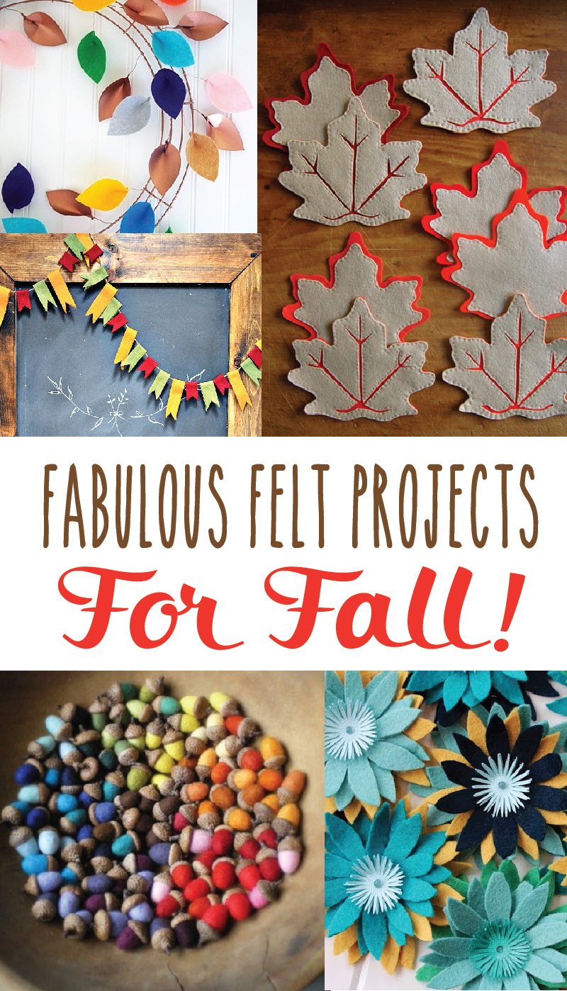 Fabulous Fall Felt Projects 