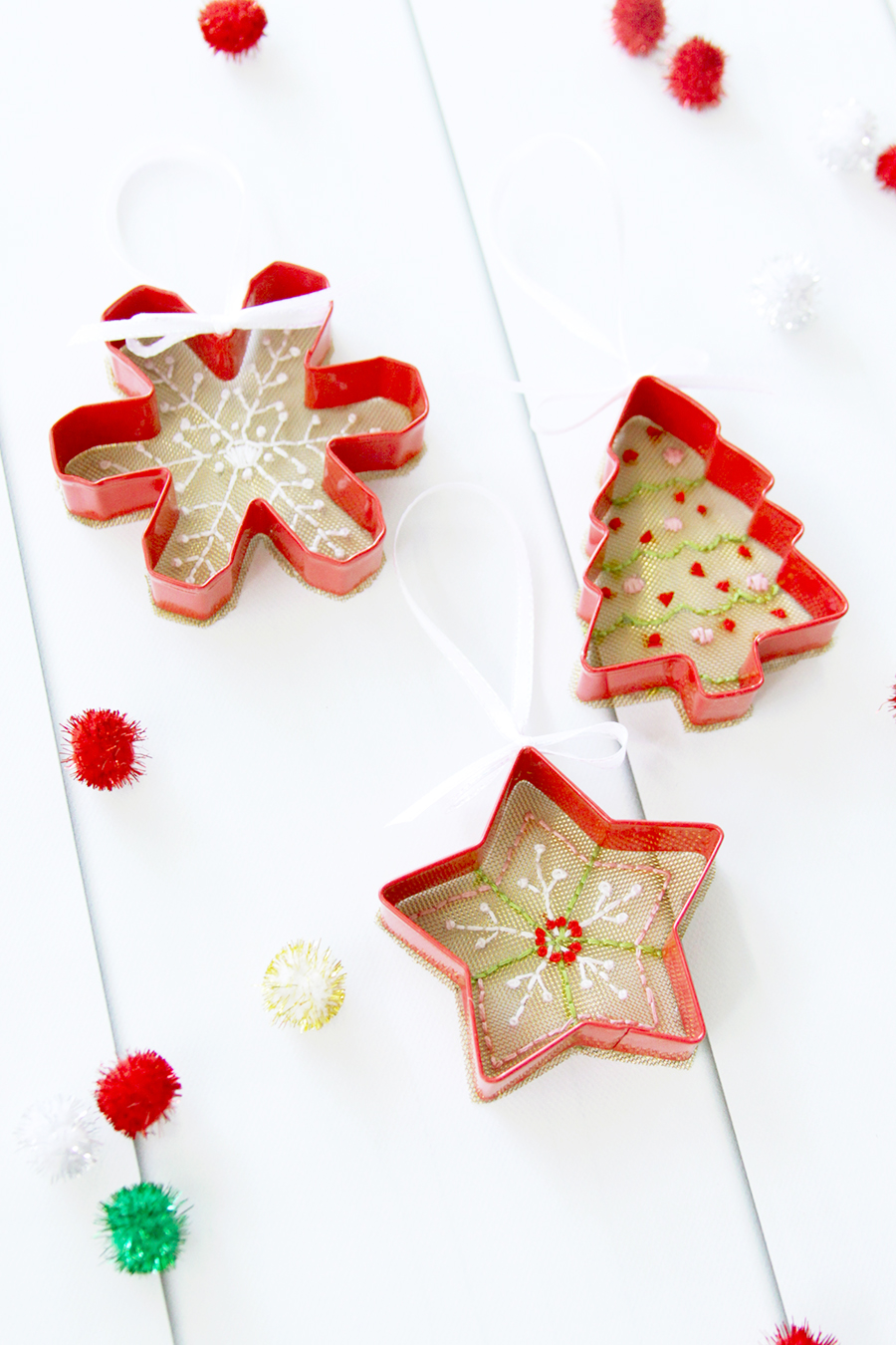 Cookie Cutter Ornaments Cross Stitch Pattern