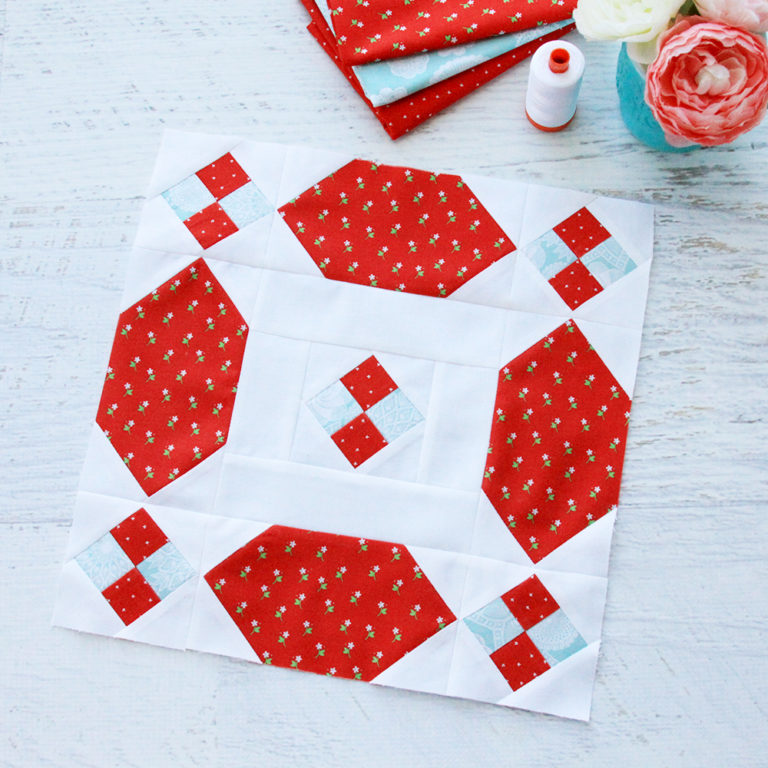 Aurifil Designer of the Month Quilt Block