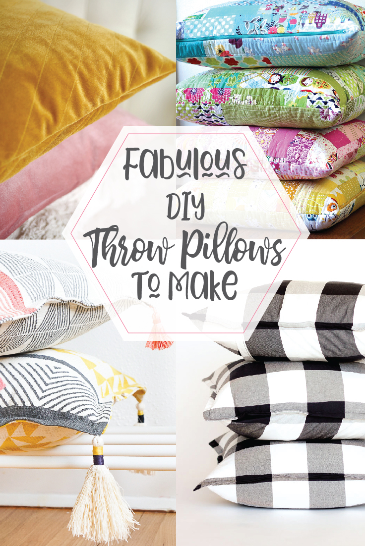 Fabulous DIY Pillows to Sew