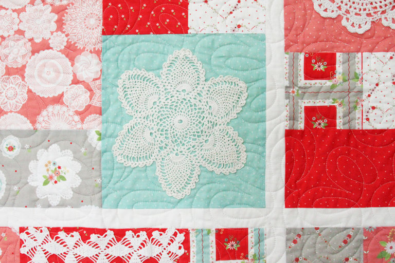 Vintage Doily Keepsakes Quilt Free Pattern!