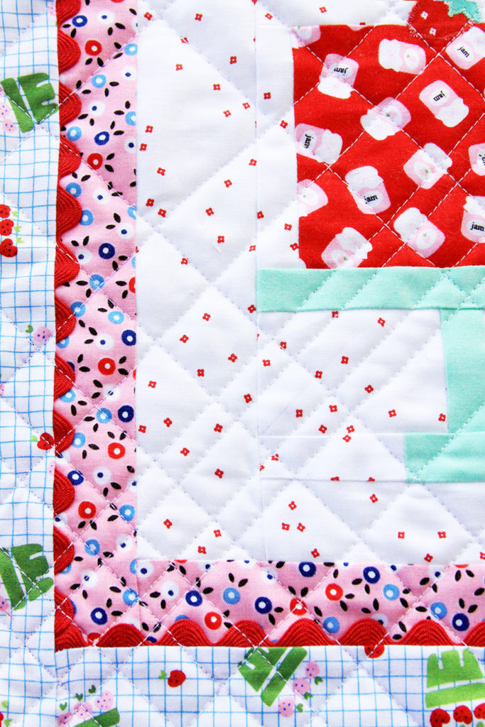 Bakery Window Mini Quilt with Shortcake Fabric