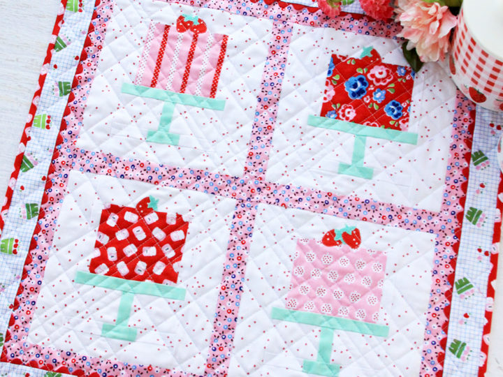 Image for Bakery Window Mini Quilt with Shortcake Fabric