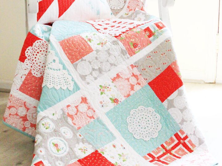 Image for Vintage Doily Keepsakes Quilt - Free Pattern!