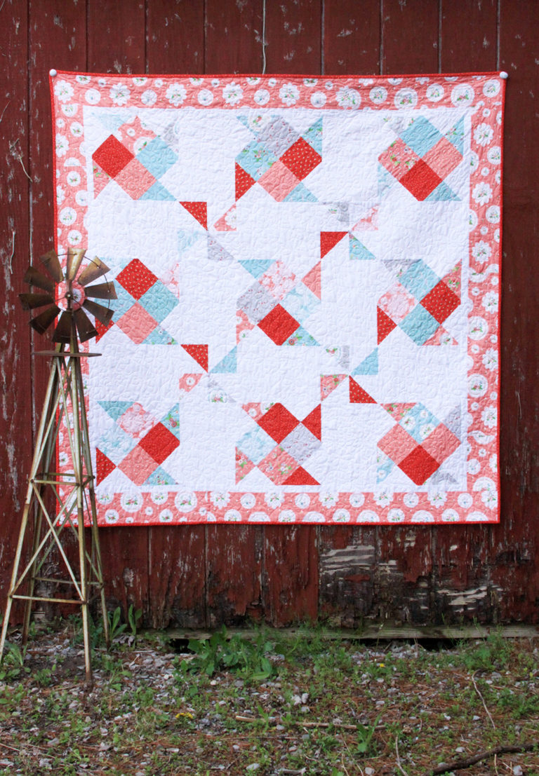 Patchwork Cakes Pinwheel Quilt