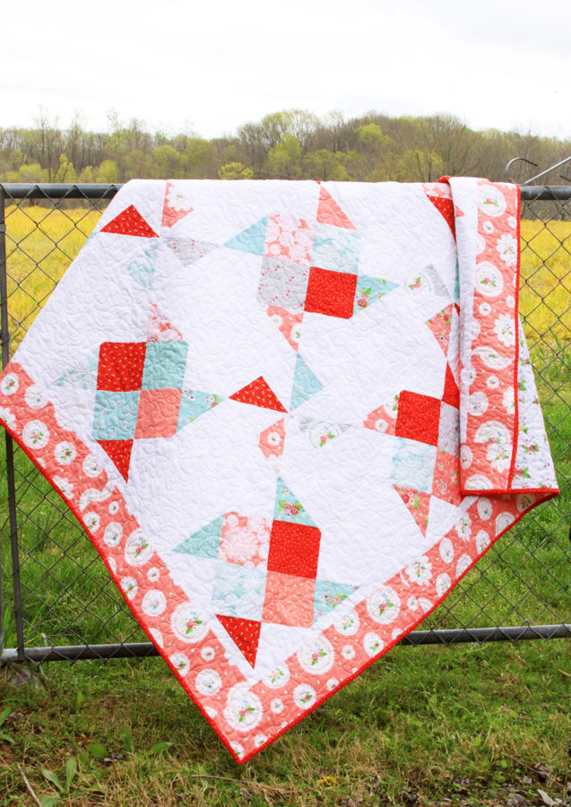 Patchwork Cakes Pinwheel Quilt