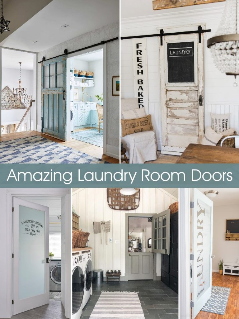 Fun and Creative Laundry Room Doors