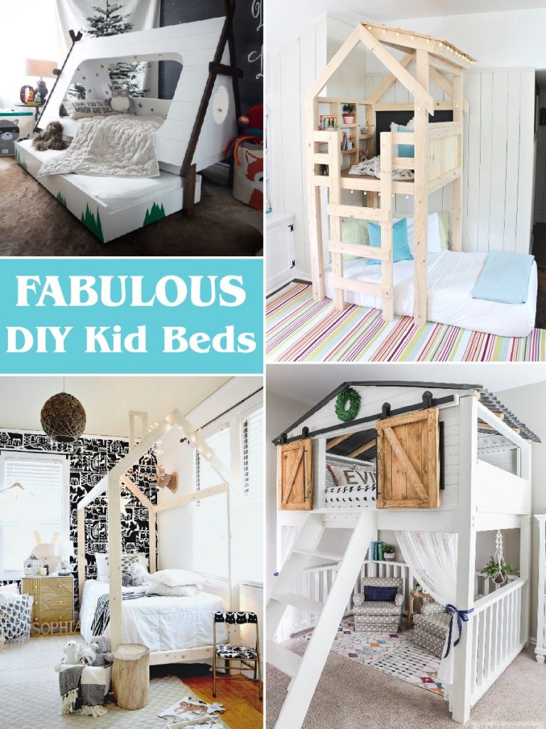 Creative Diy Kids Beds, How To Make A Toddler Loft Bed