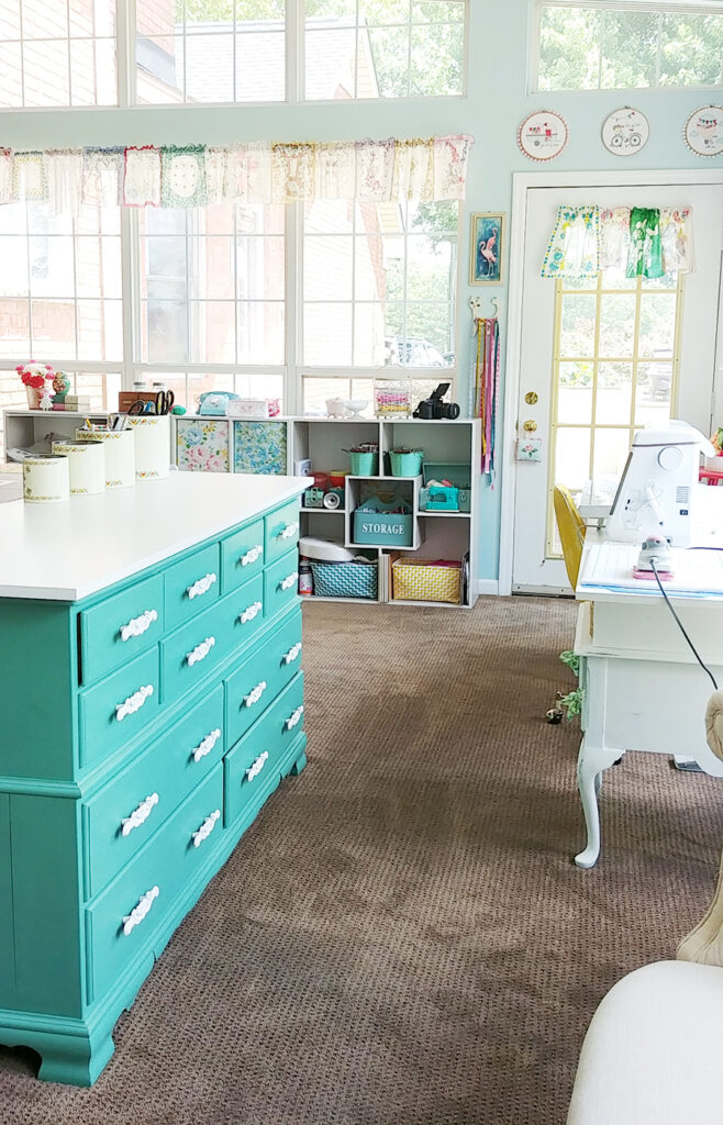 Organize Your Sewing Room with a Spacious Dresser