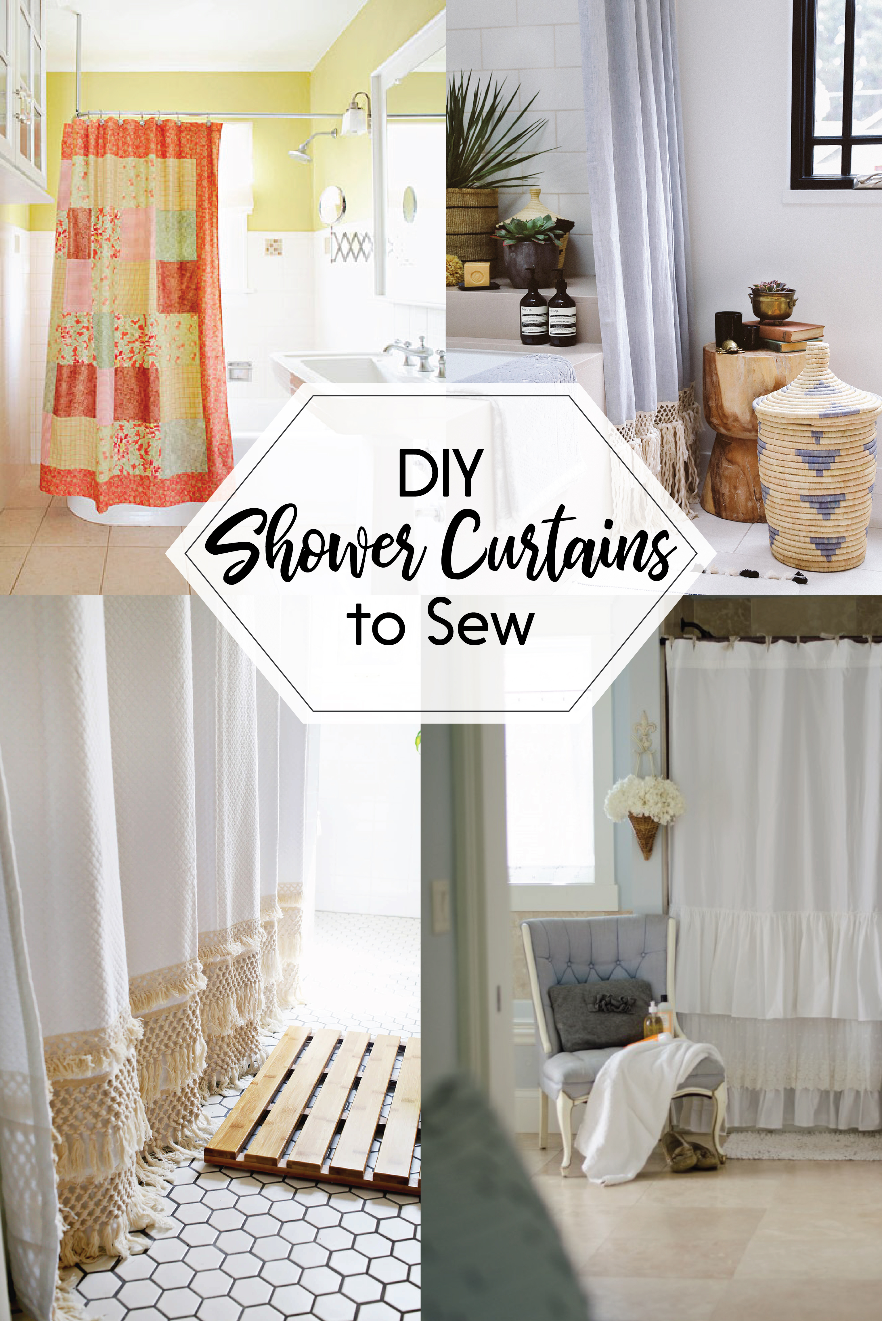 diy shower curtain ideas