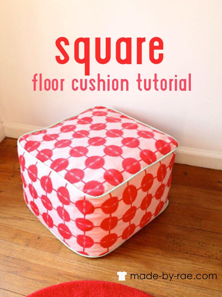 Inexpensive Floor Lounger Made from Pillows • Kids Activities Blog