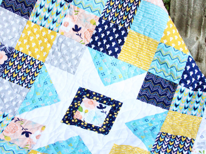 Image for Starry Skies Free Quilt Pattern