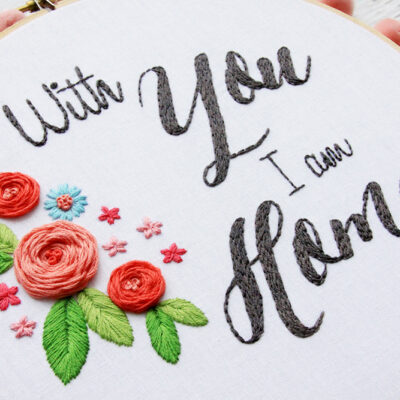 Embroidery Basics – Layered Back Stitch