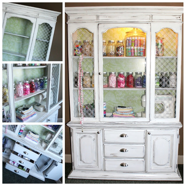 Vintage Craft Room Storage - The Scrap Shoppe