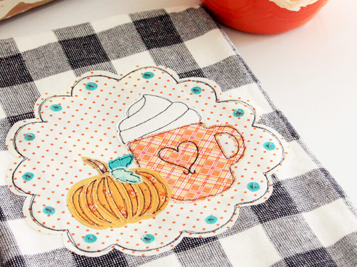 Image for Pumpkin Spice DIY Fall Dish Towel