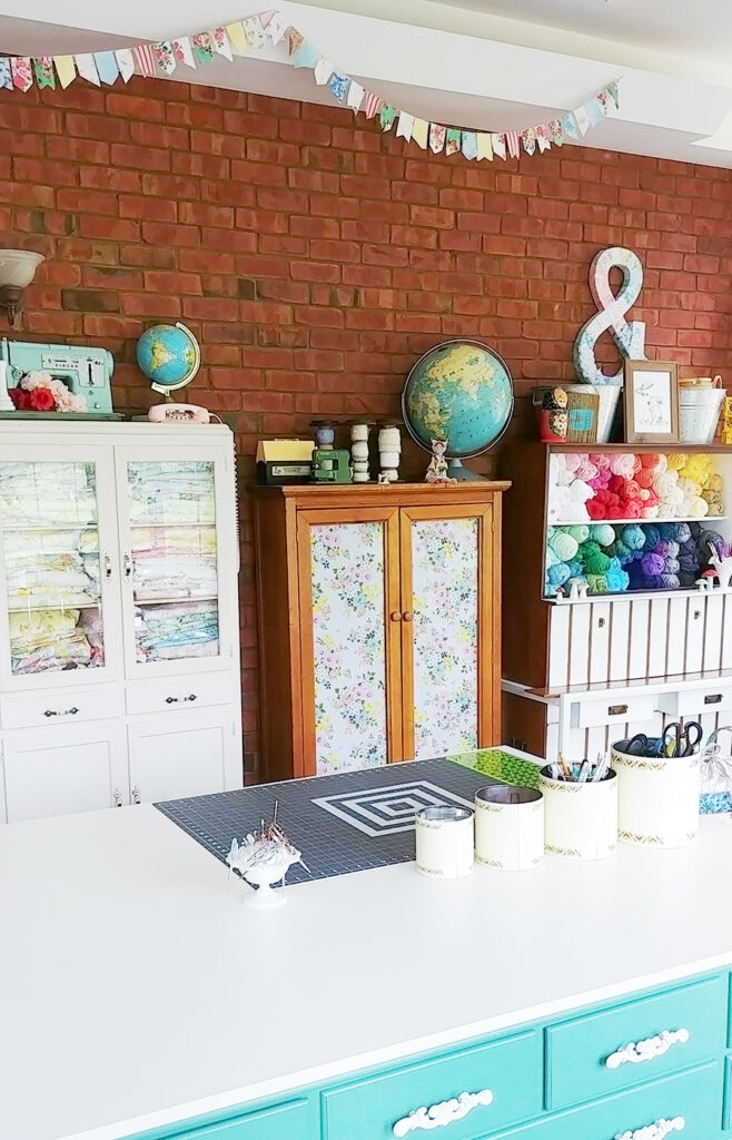 Vintage Craft Room Storage - The Scrap Shoppe