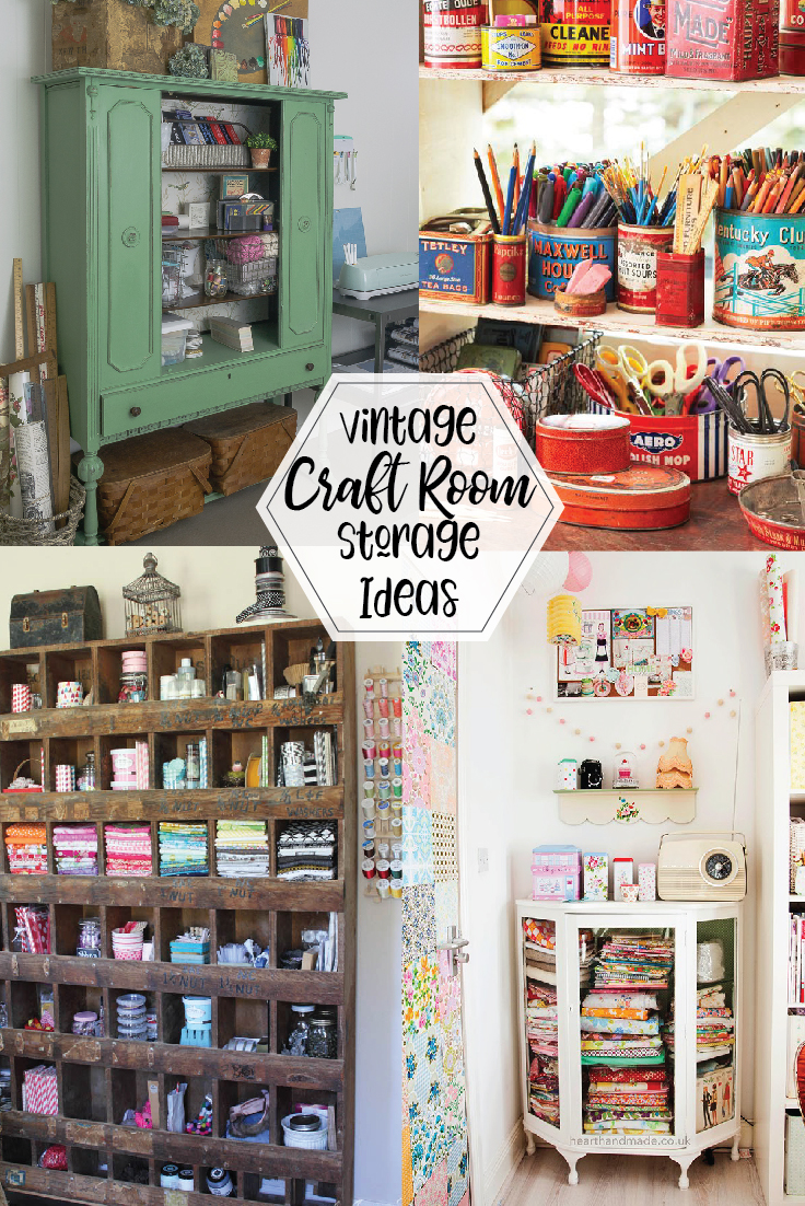 Vintage Craft Room Storage Ideas