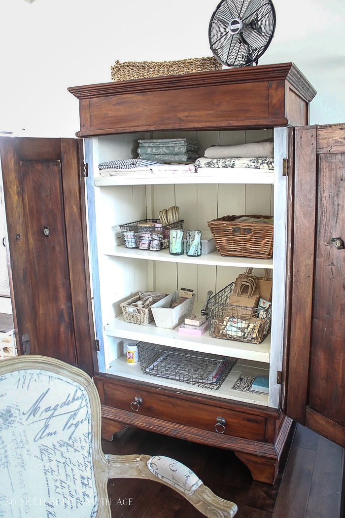 Vintage Craft Room Storage Ideas 