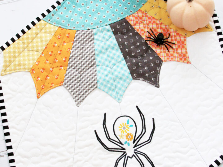Image for Floral Spider Web Quilt Pattern