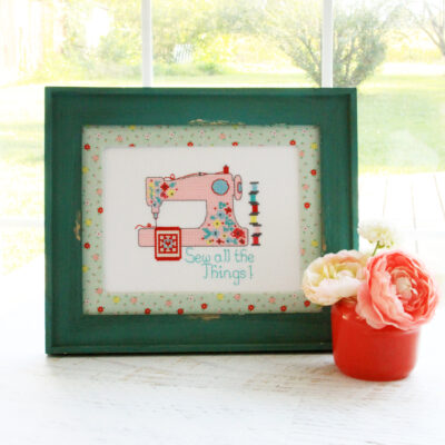New Cross Stitch Patterns and Rose Lane Fabrics in the Shop!