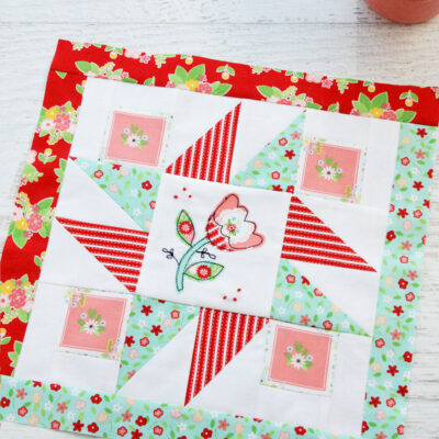 Happy Little Things Quilt Block 4