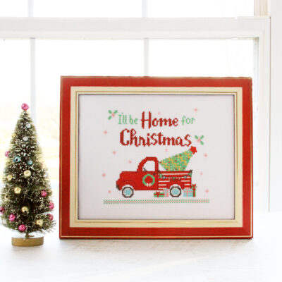 I’ll Be Home for Christmas Cross Stitch Pattern