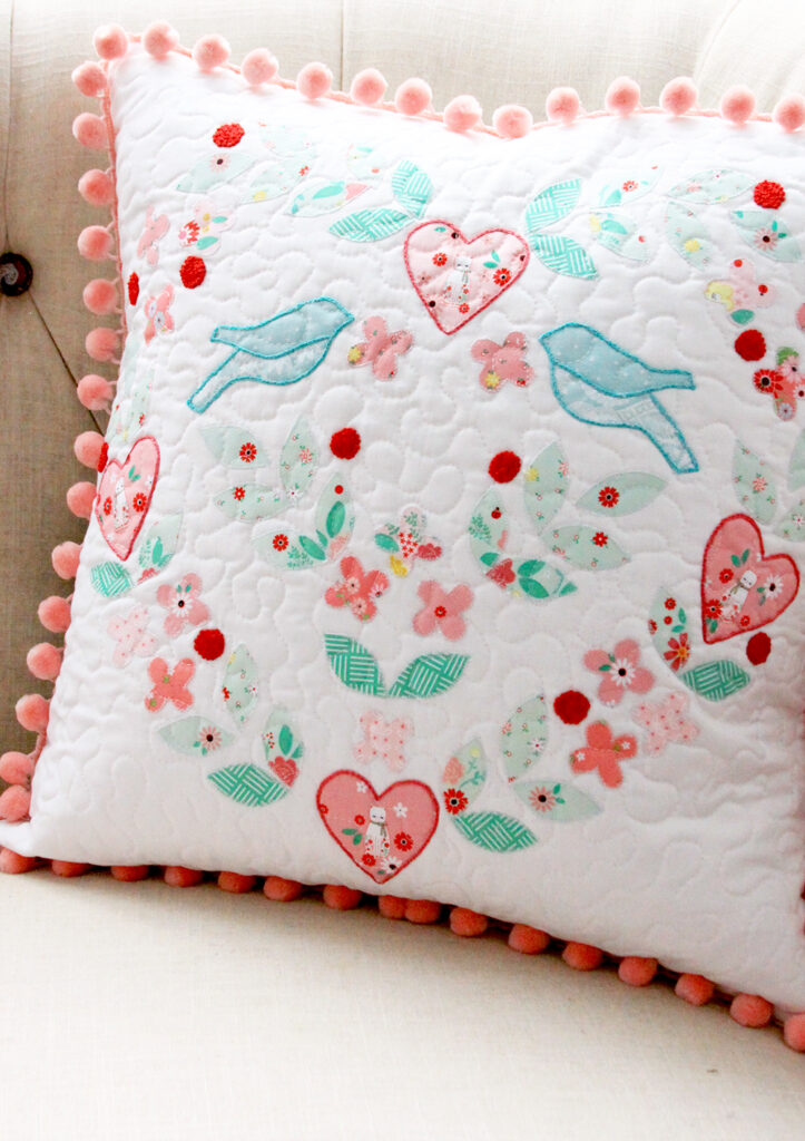 Embroidery and Applique Pillow