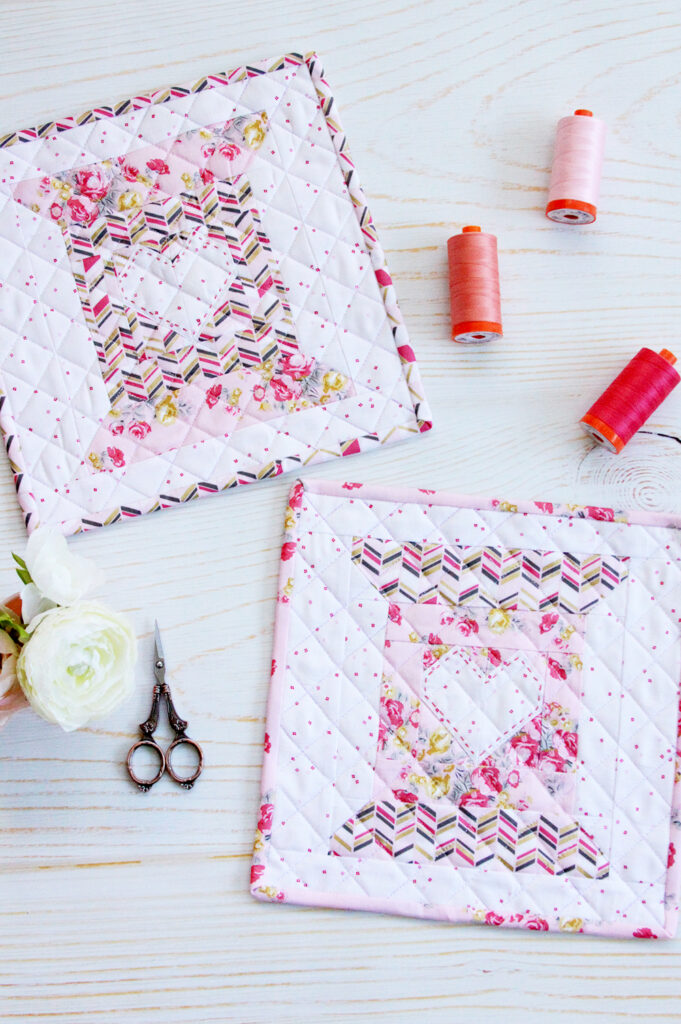 Love to Stitch Quilt Block - Free pattern!