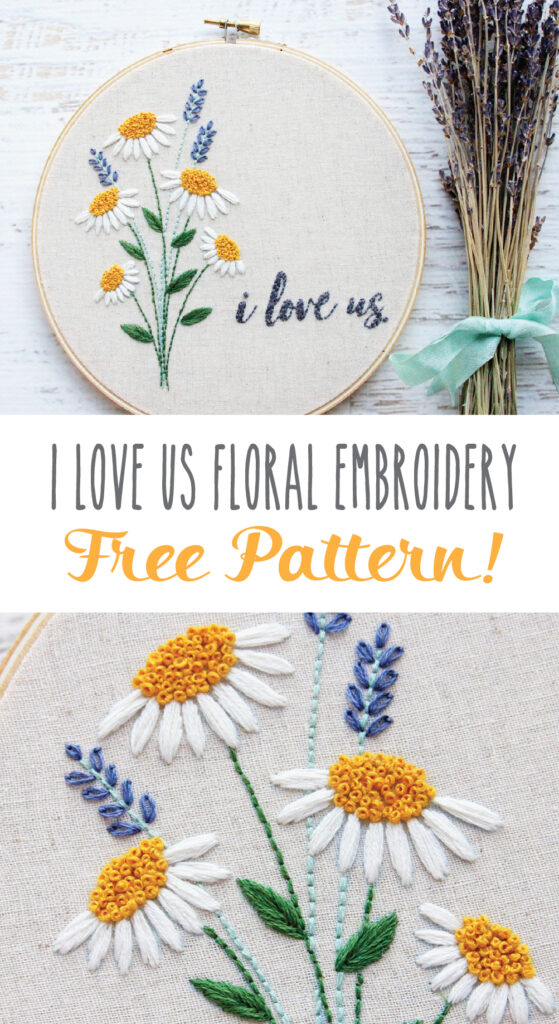 Buy LOVE Flower Embroidery Pattern ,LOVE Patten Embroidery ,flower