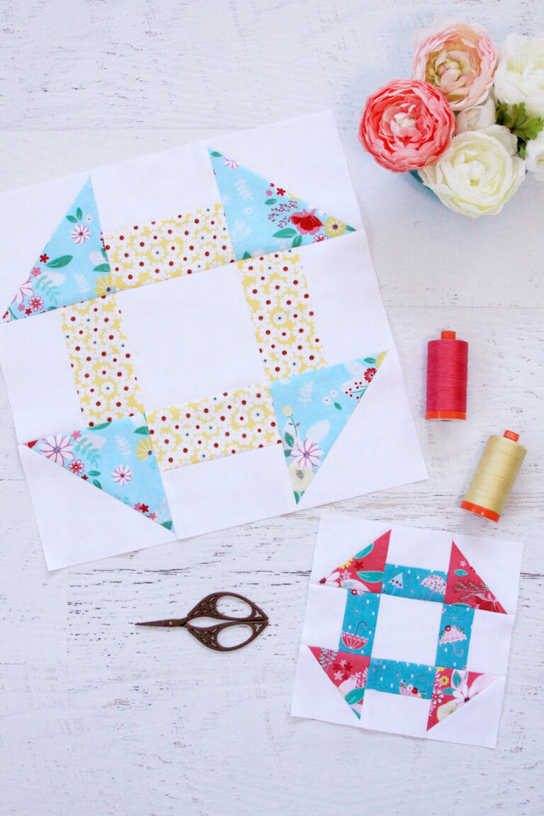 Churn Dash Quilt Blocks – RBD Block Challenge