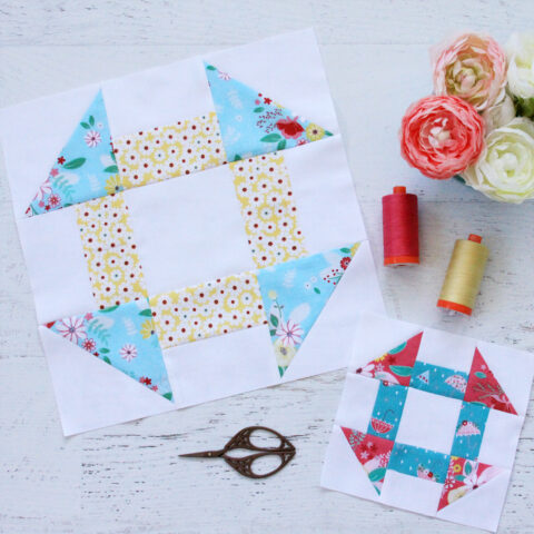 Churn Dash Quilt Blocks – RBD Block Challenge