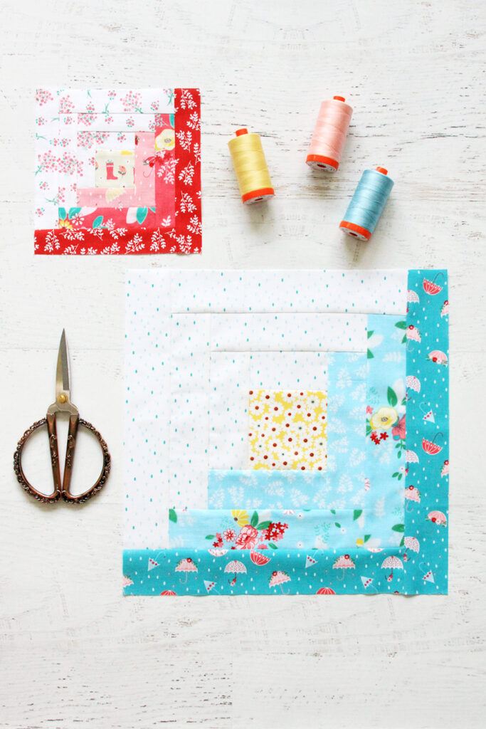 Log Cabin Quilt Blocks - RBD Block Challenge