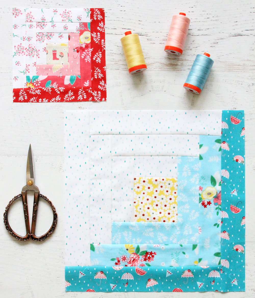 Log Cabin Quilt Blocks – RBD Block Challenge