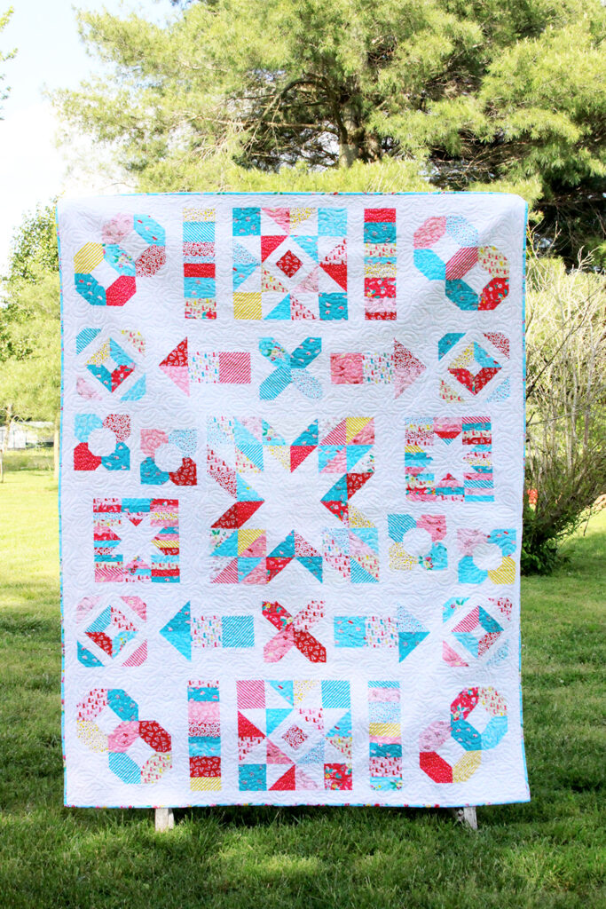 Charming Baby Quilt Sew Along Finished Quilt