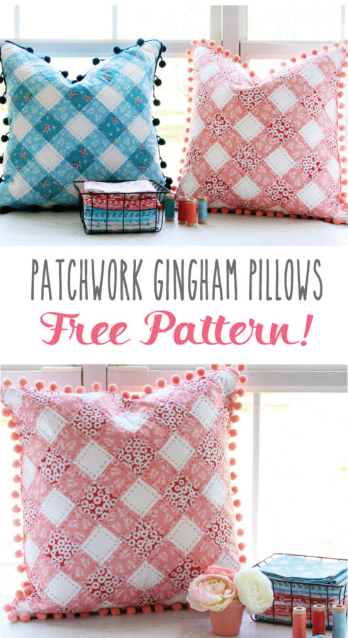 Patchwork Gingham Pillows