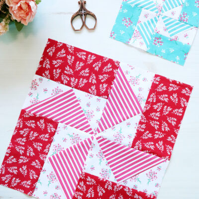 Easy Pinwheel Quilt Block – RBD Block Challenge