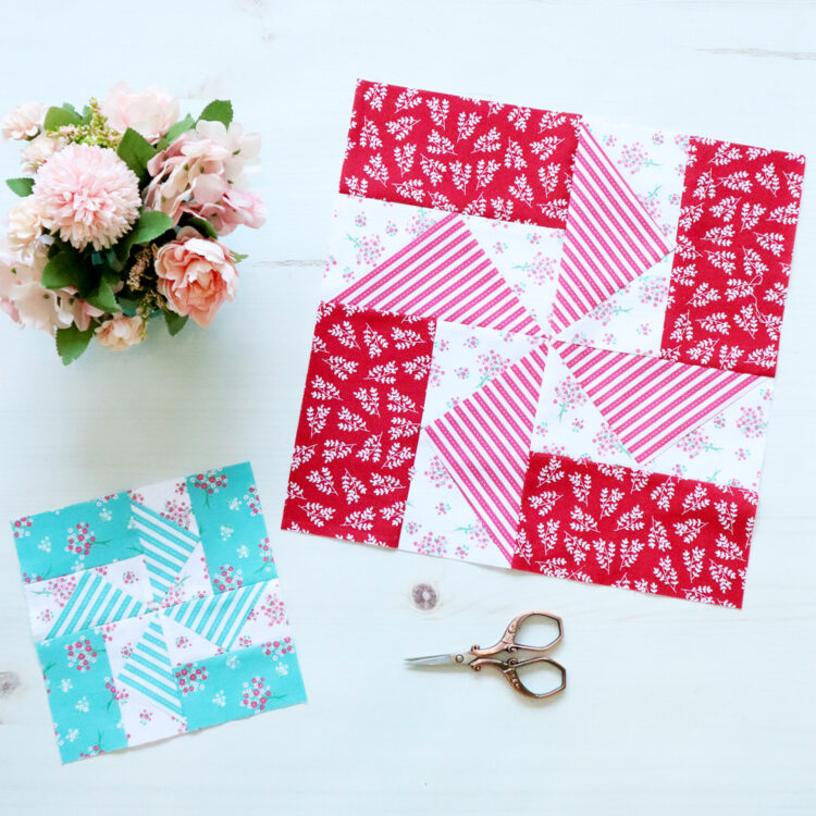 Easy Pinwheel Quilt Block – RBD Block Challenge