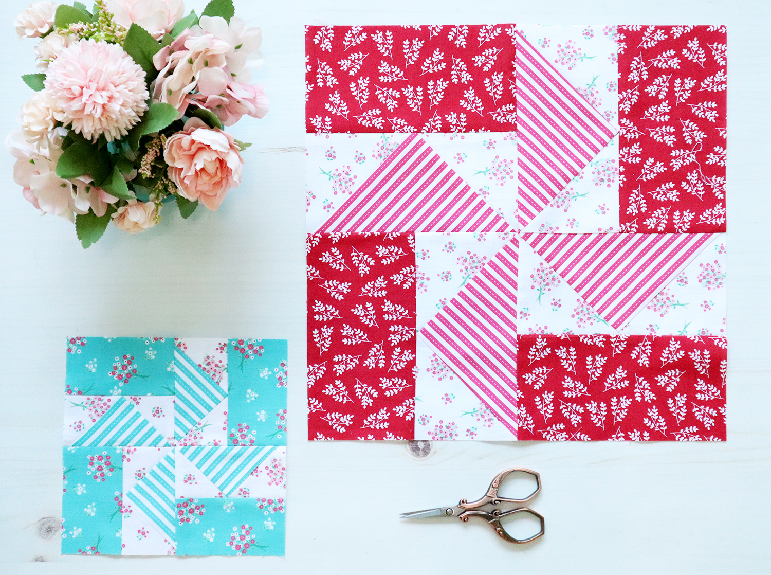 Easy Pinwheel Quilt Block RBD Block Challenge