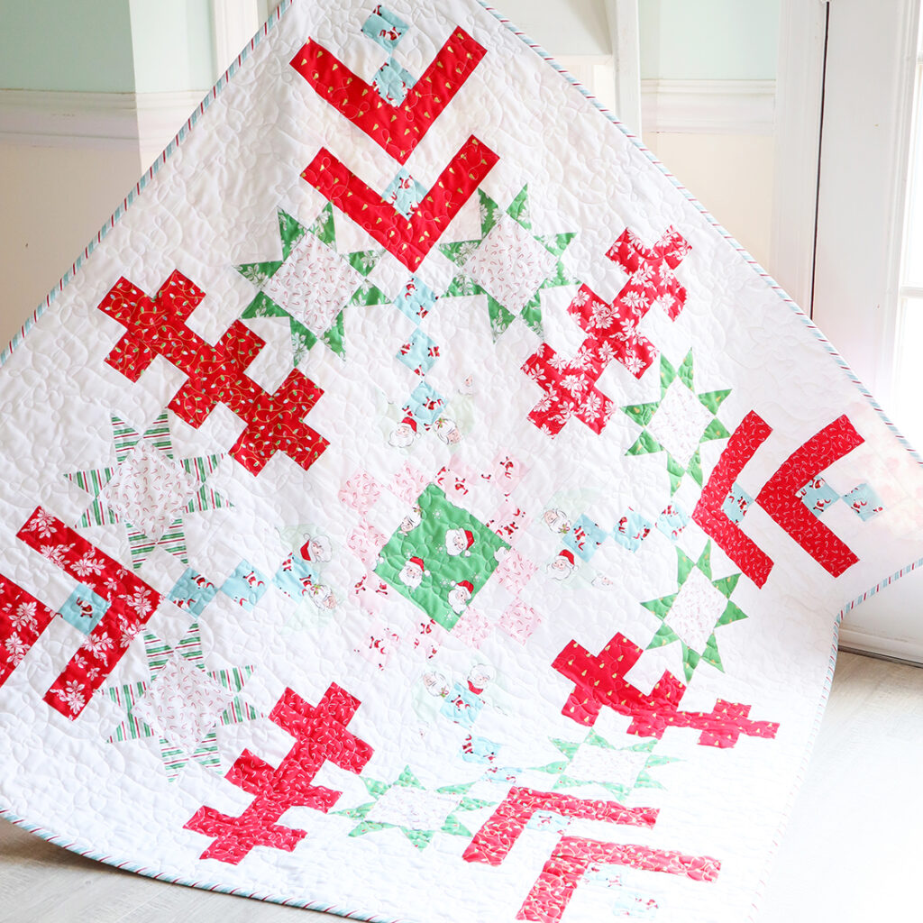 Jelly Snowflake Mystery Quilt Finish Christmas Sew Along