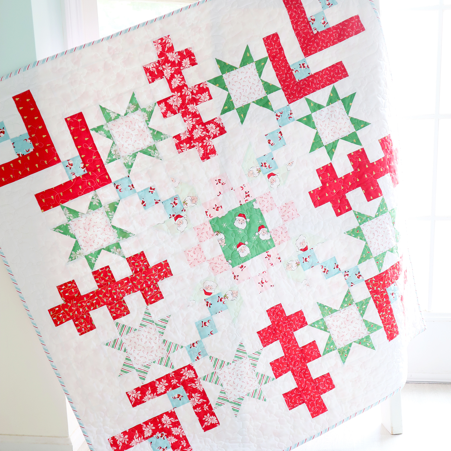 Jelly Snowflake Mystery Quilt Finish