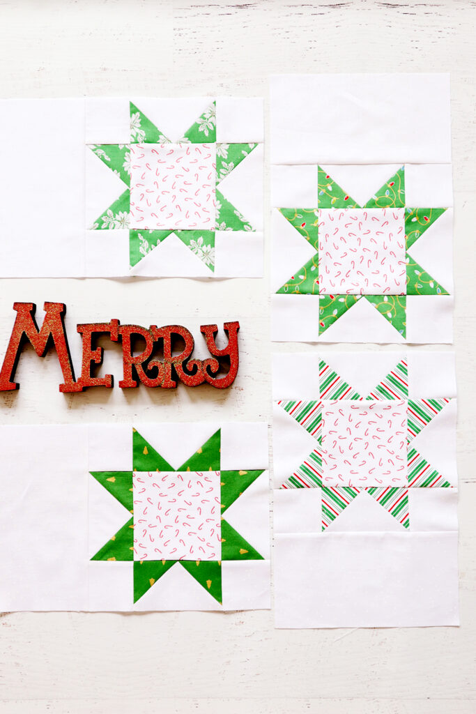 Jelly Snowflake Mystery Quilt Week 2