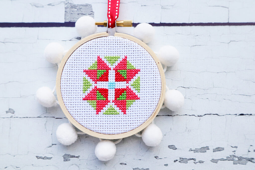 12 Days of Stitchy Ornaments Downloadable PDF Cross Stitch Pattern, Erica  Made Designs