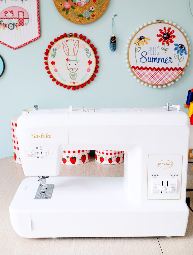 Stitching with the Baby Lock Sashiko Machine